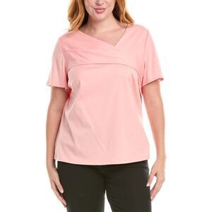 Lafayette 148 New York Womens Plus Twisted Top